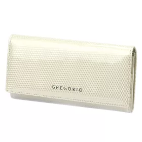   Gregorio CB-102 bézs női lakkbőr pénztárca 18.5 x 10 x 4 cm