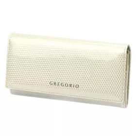   Gregorio CB-102 bézs női lakkbőr pénztárca 18.5 x 10 x 4 cm