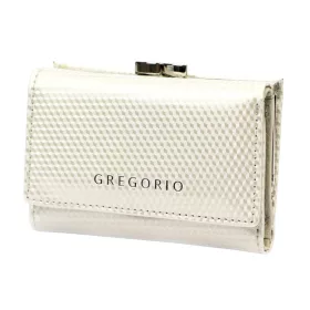   Gregorio CB-117 bézs női lakkbőr pénztárca 12 x 8.5 x 3 cm