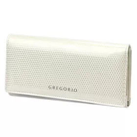   Gregorio CB-122 bézs női marhabőr pénztárca 19.5 x 10.5 x 4 cm