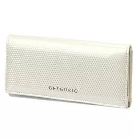   Gregorio CB-122 bézs női marhabőr pénztárca 19.5 x 10.5 x 4 cm