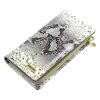 Gregorio SN-124 szürke női bőr pénztárca 10 × 19,5 × 4 cm