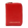 Gregorio IT-125 piros női bőr pénztárca 7.5 x 10.5 x 3.5 cm