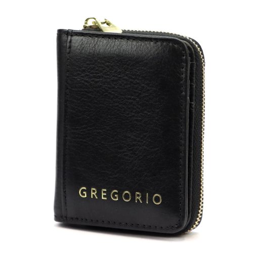 Gregorio IT-125 fekete női bőr pénztárca 7.5 x 10.5 x 3.5 cm