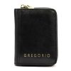 Gregorio IT-125 fekete női bőr pénztárca 7.5 x 10.5 x 3.5 cm