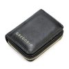 Gregorio IT-125 fekete női bőr pénztárca 7.5 x 10.5 x 3.5 cm