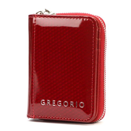 Gregorio CB-125 piros női bőr pénztárca 10 x 7,5 cm