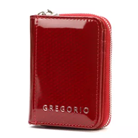 Gregorio CB-125 piros női bőr pénztárca 10 x 7,5 cm