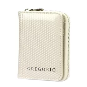 Gregorio CB-125 bézs női bőr pénztárca 10 x 7,5 cm