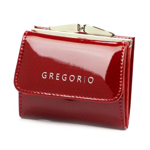 Gregorio CB-126 piros női bőr pénztárca 10 x 7,5 cm