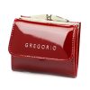 Gregorio CB-126 piros női bőr pénztárca 10 x 7,5 cm