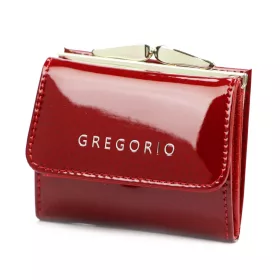 Gregorio CB-126 piros női bőr pénztárca 10 x 7,5 cm