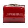 Gregorio CB-126 piros női bőr pénztárca 10 x 7,5 cm