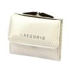Gregorio CB-126 bézs női bőr pénztárca 10 x 7,5 cm