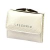 Gregorio CB-126 bézs női bőr pénztárca 10 x 7,5 cm