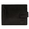 EL FORREST 709-19 RFID fekete férfi bőr pénztárca 12.5 x 9.8 x 3 cm