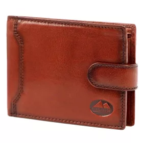   EL FORREST 709-29 RFID barna férfi bőr pénztárca 13 x 9.5 x 3 cm