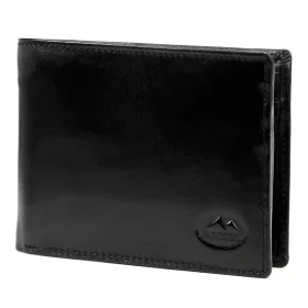   EL FORREST 709/A-67 RFID fekete férfi bőr pénztárca 12.5 x 9.5 x 3 cm