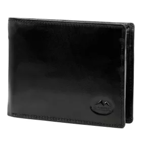   EL FORREST 709/A-67 RFID fekete férfi bőr pénztárca 12.5 x 9.5 x 3 cm