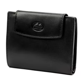   EL FORREST 727-67 RFID fekete női bőr pénztárca 8.5 x 10.5 x 3 cm