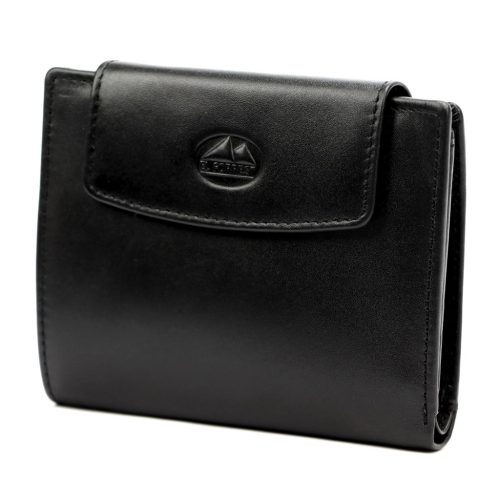 EL FORREST 727-67 RFID fekete női bőr pénztárca 8.5 x 10.5 x 3 cm