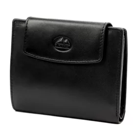   EL FORREST 727-67 RFID fekete női bőr pénztárca 8.5 x 10.5 x 3 cm