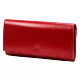   EL FORREST 743-480 RFID piros női bőr pénztárca 18.5 x 9 x 3.5 cm