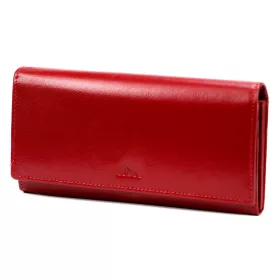   EL FORREST 743-480 RFID piros női bőr pénztárca 18.5 x 9 x 3.5 cm
