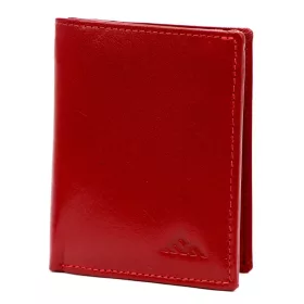   EL FORREST 854-480 RFID piros női bőr pénztárca 8 x 10 x 1.5 cm