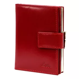   EL FORREST 872-480 RFID piros női bőr pénztárca 9 x 11.5 x 3 cm