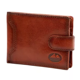   EL FORREST 916-29 RFID barna férfi bőr pénztárca 11,5 × 8,5 cm