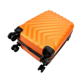   Pierre Cardin MED12 - 20 narancs keményfalú kabinbőrönd 38 x 58 x 21 cm