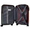 Pierre Cardin MED12 - 20 narancs keményfalú kabinbőrönd 38 x 58 x 21 cm