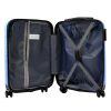 Pierre Cardin MED12 - 20 világoskék keményfalú kabinbőrönd 38 x 58 x 21 cm