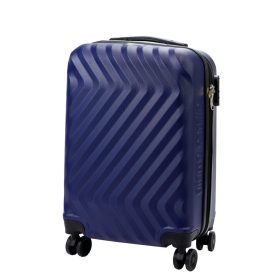   Pierre Cardin MED12 - 20 sötétkék keményfalú kabinbőrönd 38 x 58 x 21 cm