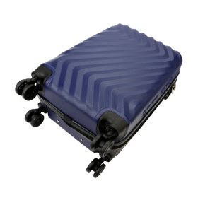   Pierre Cardin MED12 - 20 sötétkék keményfalú kabinbőrönd 38 x 58 x 21 cm