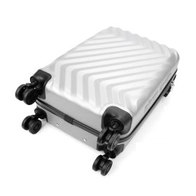   Pierre Cardin MED12 - 20 ezüst keményfalú kabinbőrönd 38 x 58 x 21 cm