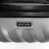 Pierre Cardin MED12 - 20 ezüst keményfalú kabinbőrönd 38 x 58 x 21 cm