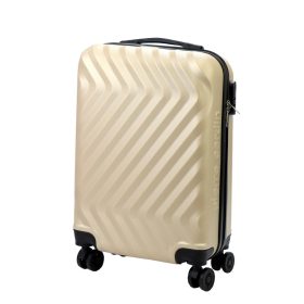   Pierre Cardin MED12 - 20 bézs keményfalú kabinbőrönd 38 x 58 x 21 cm