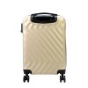 Pierre Cardin MED12 - 20 bézs keményfalú kabinbőrönd 38 x 58 x 21 cm