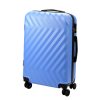 Pierre Cardin MED12 - 24 világoskék keményfalú közepes bőrönd 43 x 68 x 23 cm