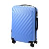 Pierre Cardin MED12 - 24 világoskék keményfalú közepes bőrönd 43 x 68 x 23 cm