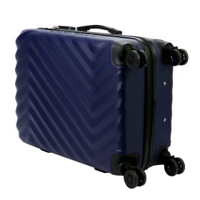   Pierre Cardin MED12 - 24 sötétkék keményfalú közepes bőrönd 43 x 68 x 23 cm