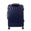 Pierre Cardin MED12 - 24 sötétkék keményfalú közepes bőrönd 43 x 68 x 23 cm