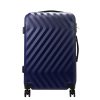 Pierre Cardin MED12 - 24 sötétkék keményfalú közepes bőrönd 43 x 68 x 23 cm