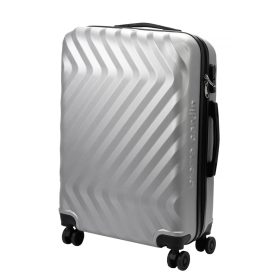   Pierre Cardin MED12 - 24 ezüst keményfalú közepes bőrönd 43 x 68 x 23 cm