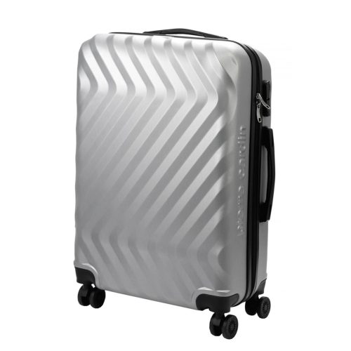 Pierre Cardin MED12 - 24 ezüst keményfalú közepes bőrönd 43 x 68 x 23 cm