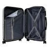 Pierre Cardin MED12 - 24 ezüst keményfalú közepes bőrönd 43 x 68 x 23 cm