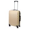Pierre Cardin MED12 - 24 bézs keményfalú közepes bőrönd 43 x 68 x 23 cm