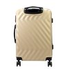 Pierre Cardin MED12 - 24 bézs keményfalú közepes bőrönd 43 x 68 x 23 cm